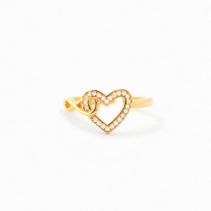 INFINITY HEART RING